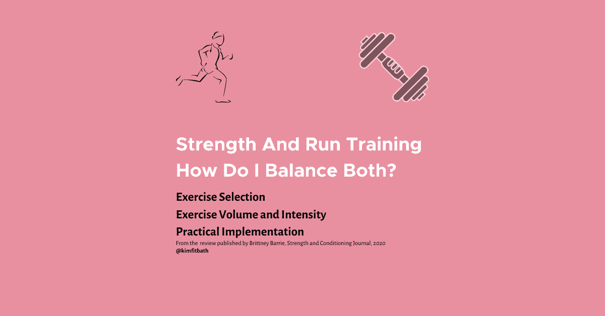 Running And Strength Training